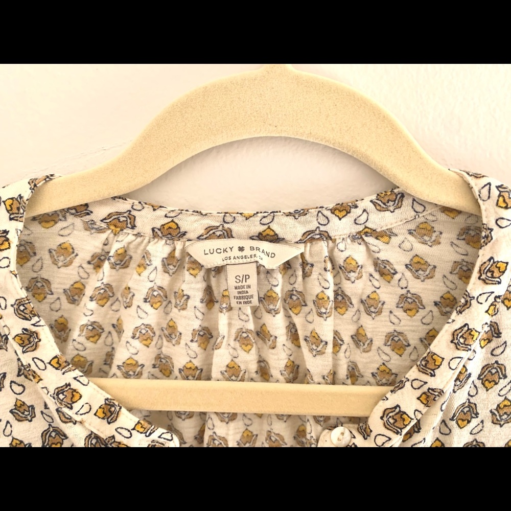 3 for $35 Lucky Brand Pattern Blouse